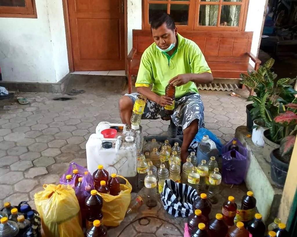 Limbah Jelantah di Cilacap Disulap Jadi Bahan Sabun dan Biodisel 