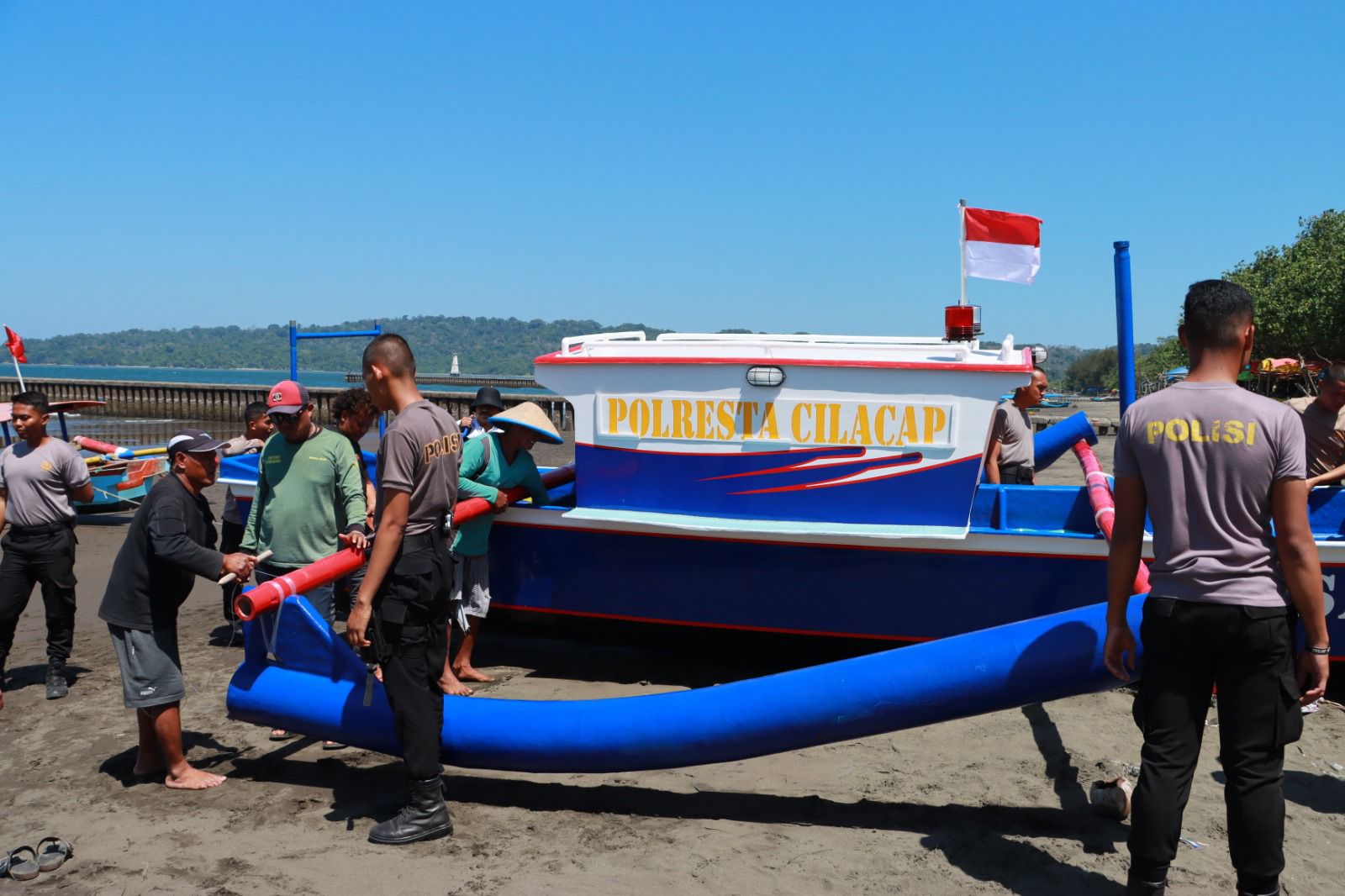 Kapal Satya Haprabu Polresta Cilacap akan Distribusi logistik Pemilu 2024, Akan Dikoordinasikan dengan KPU