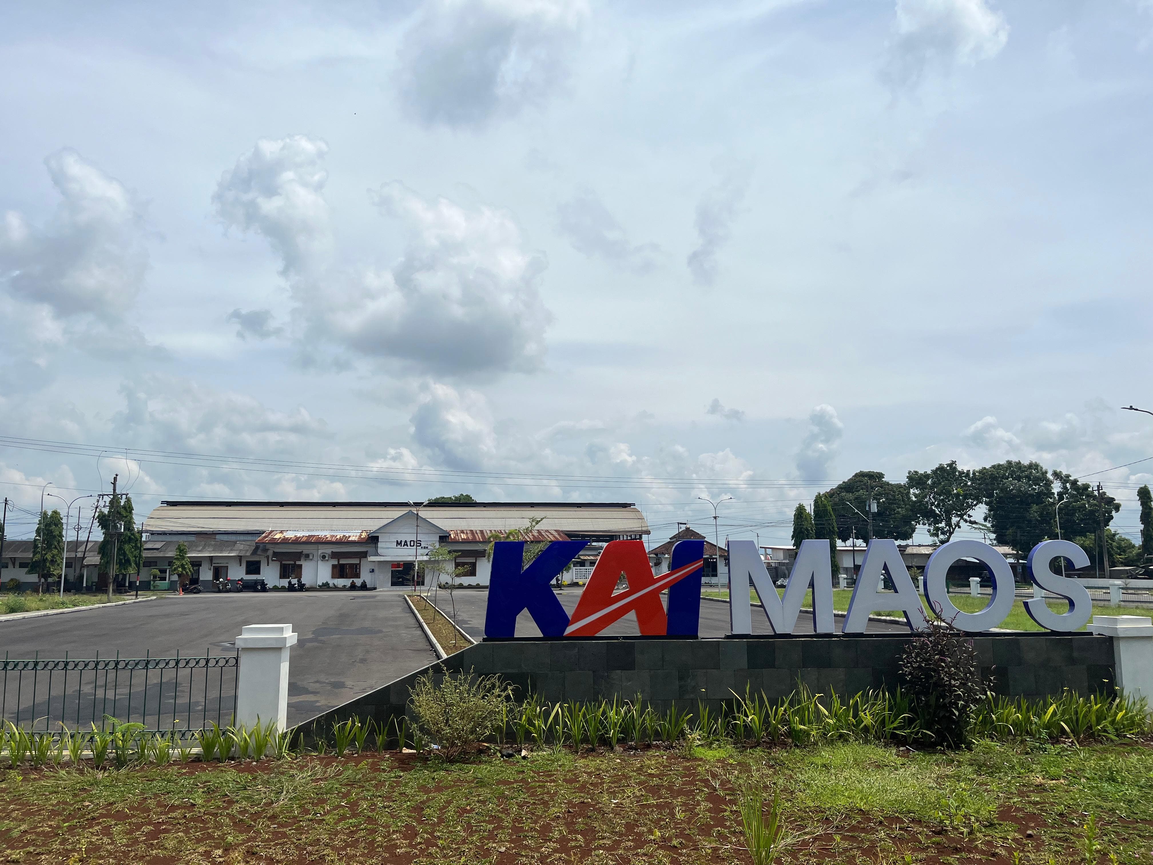 Stasiun Maos Berbenah, Dua Peron Ditinggikan