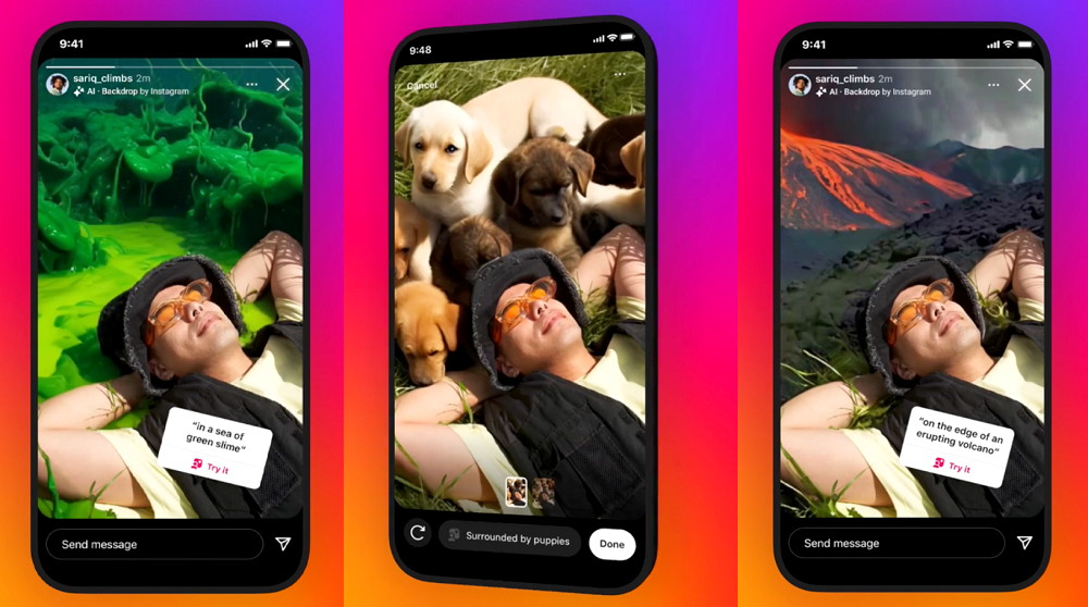 Instagram Luncurkan Tool AI Backdrop: Memungkinkan Pengguna Ganti Background IG Stories