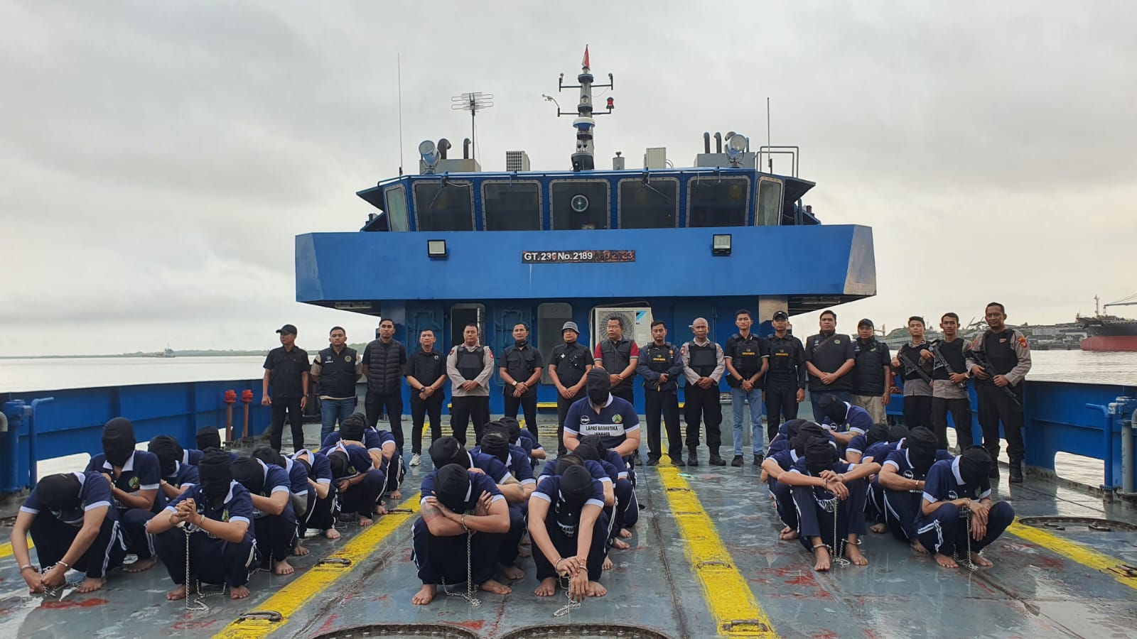 41 Narapidana Risiko Tinggi Dipindah ke Nusakambangan