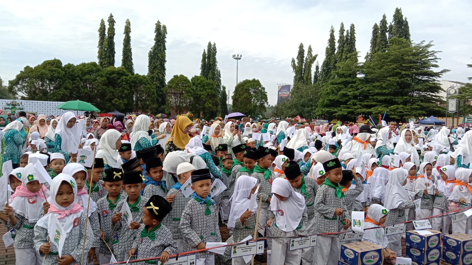 Harlah 1 Abad NU di Purbalingga, 5 Ribu Siswa PAUD Lantunkan Salawat Nariyah