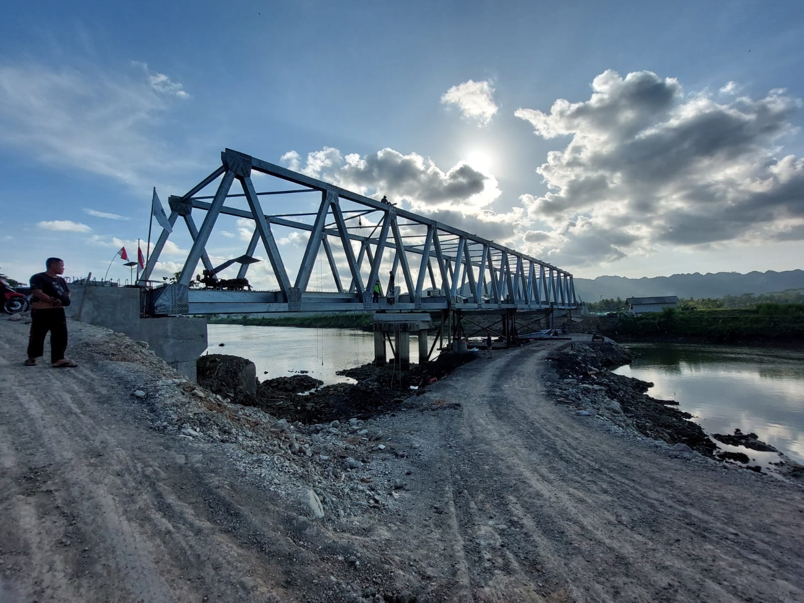 Pembangunan Jembatan Desa Wetonkulon  Ditarget Selesai Tahun Ini
