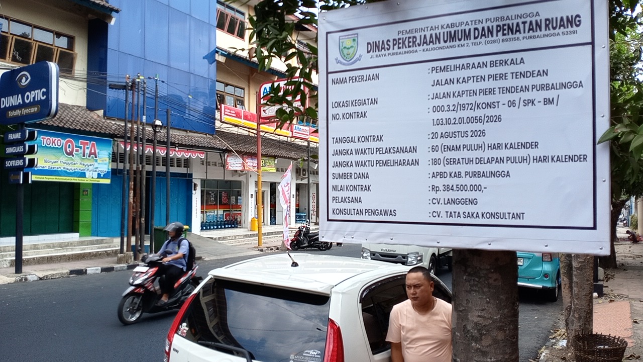 Empat Proyek Jalan Purbalingga Belum Rampung, Progres Rajawana-Panusupan Baru 31,793 Persen
