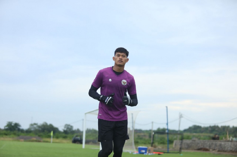 Ini Latihan Khusus Yang DIberikan Pada Tiga Kiper Timnas Indonesia