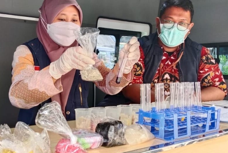 Ditemukan Makanan Berformalin Saat Sidak di Pasar Tradisional Banjarnegara