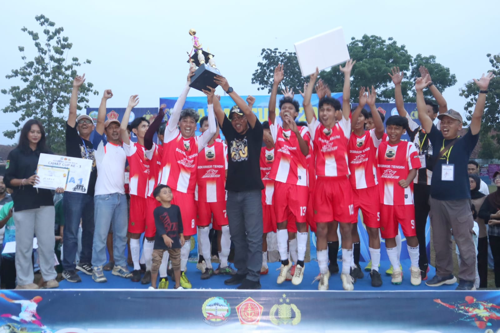 Dua Kali Runner Up, Sokaraja Tengah Juara Camat Cup 2025 