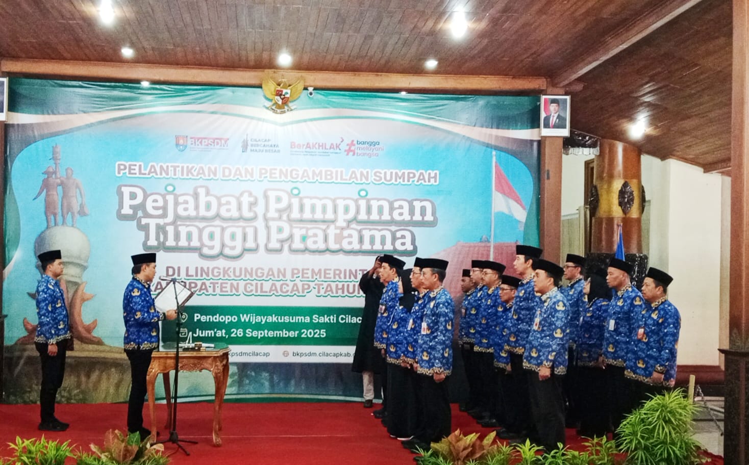 Bupati Cilacap Rotasi 17 Pejabat Eselon II, Fokuskan Efisiensi dan Peningkatan PAD