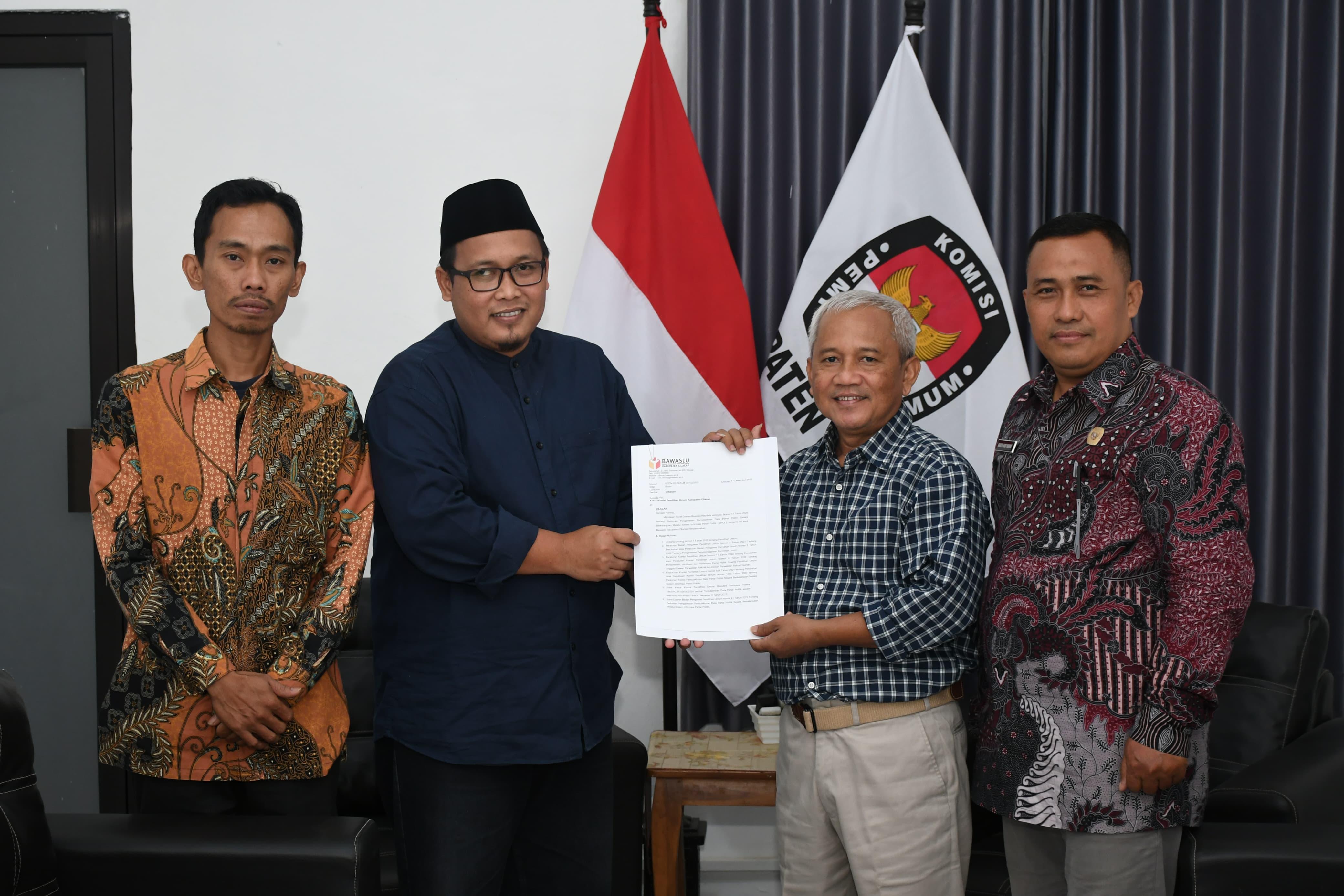 Jelang Akhir Tahun, Bawaslu Ingatkan KPU Pemutakhiran Data Parpol