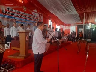 Pengurus PMI Kecamatan di Cilacap Dilantik, Siap Hadapi Bencana Lebih Cepat