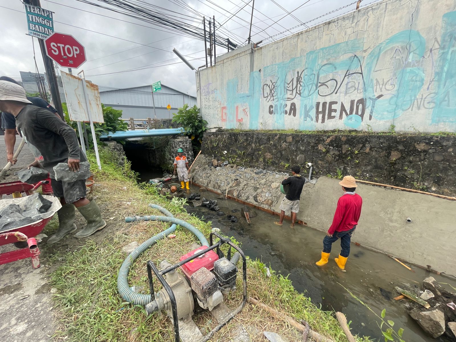 Saluran Pembuangan di Jalan Nakula Cilacap Direhab Karena Dinilai Sudah Rapuh