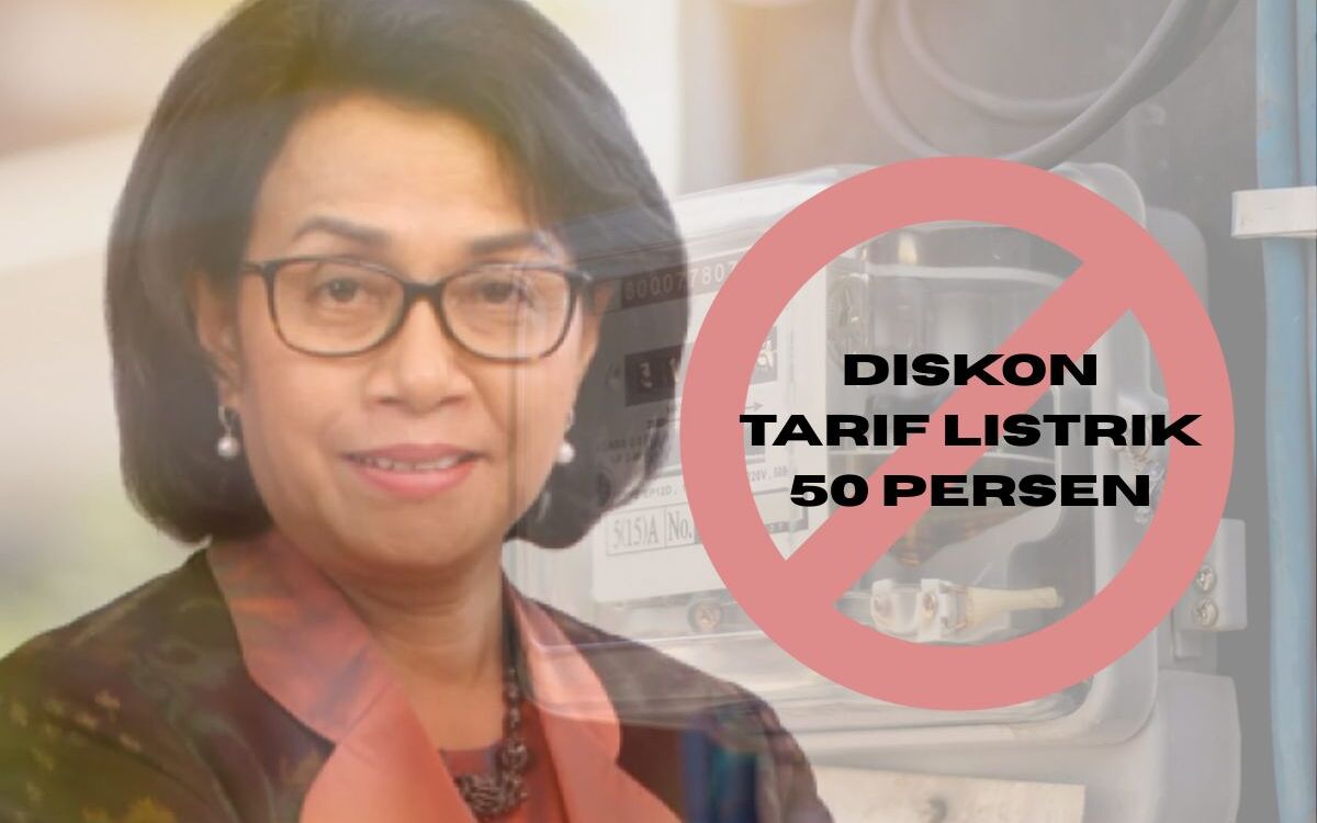 Diskon Tarif Listrik 50 Persen Resmi Batal, Sri Mulyani: Proses Penganggaran Lambat