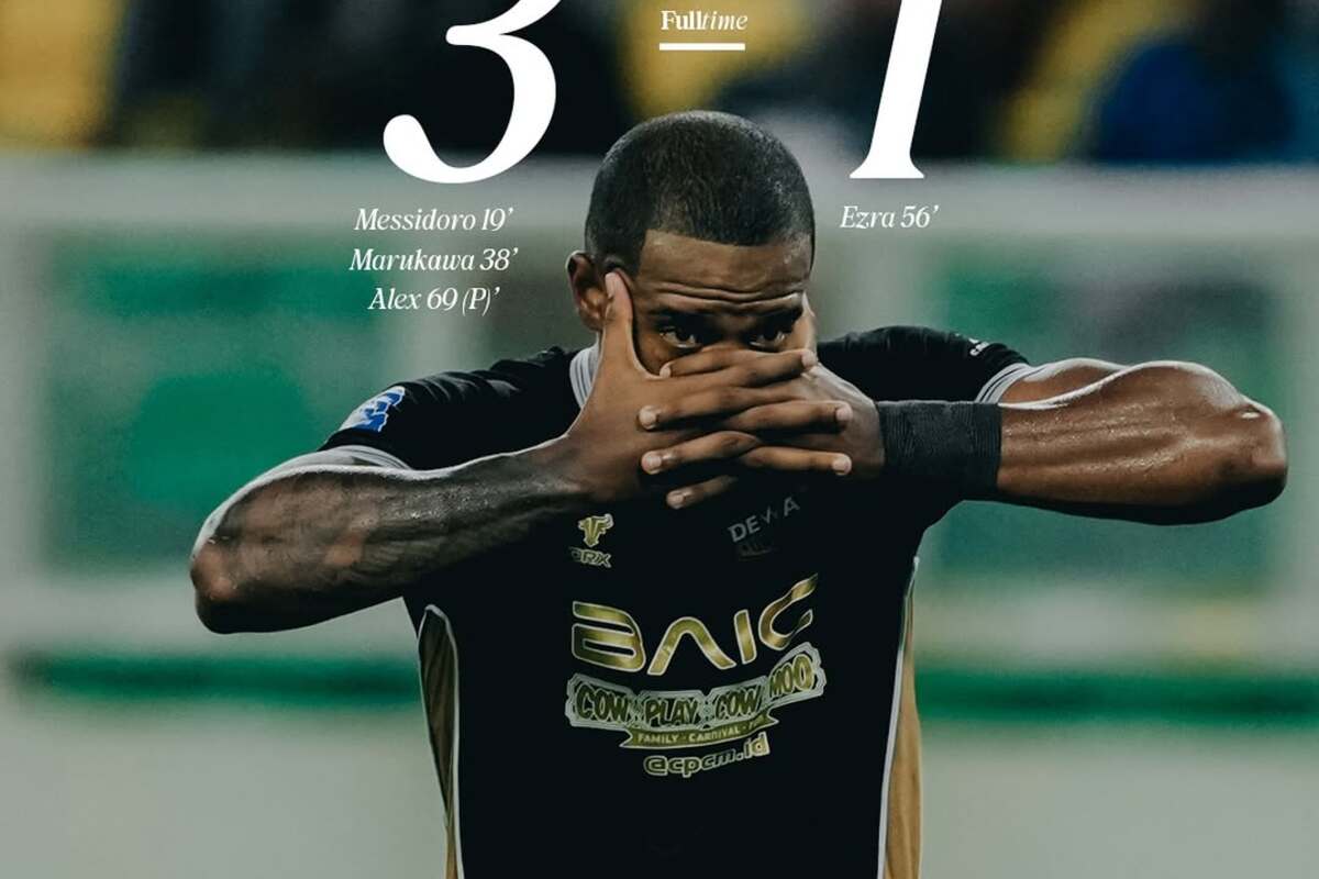 Messidoro, Marukawa, dan Alex Antar Dewa United Menang 3-1 atas Persik