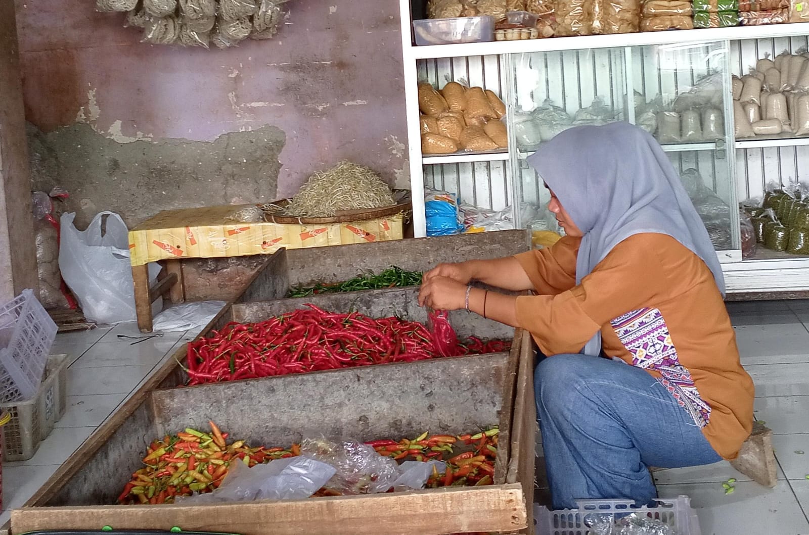 Harga Cabai Rawit Merah di Purbalingga Semakin Pedas