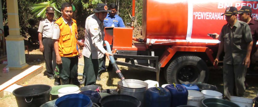 Anggaran Droping Air Bersih Ditambah