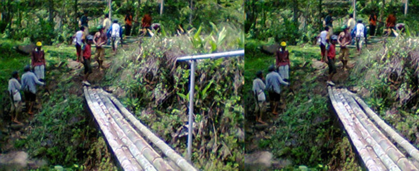 Warga Dambakan Jembatan Permanen