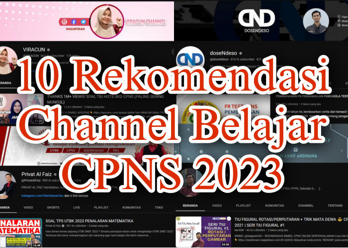 Inilah 10 Channel YouTube untuk Mempersiapkan Ujian CPNS 2023