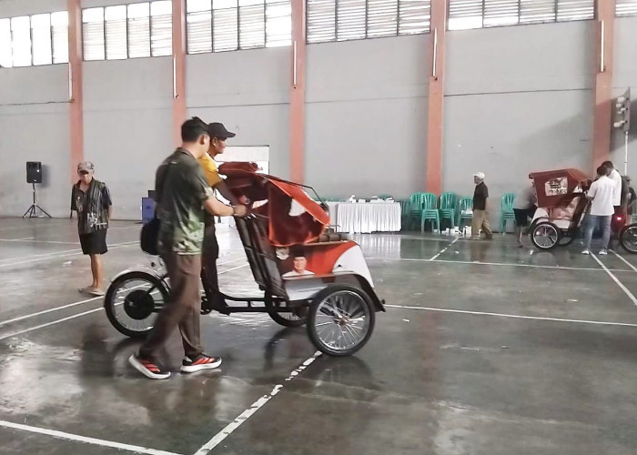 Tukang Becak Lansia Jadi Prioritas, Purbalingga Terima 100 Becak Listrik dari Presiden Prabowo