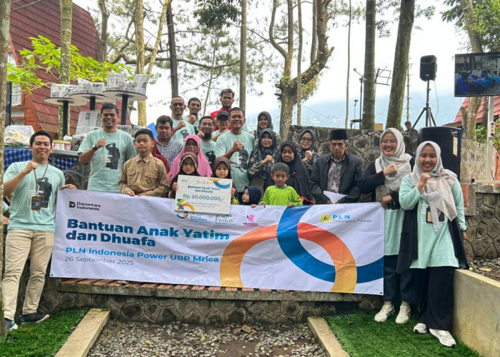 HUT ke-38, PLN Indonesia Power Mrica Berbagi Santunan untuk 275 Anak Yatim dan Dhuafa
