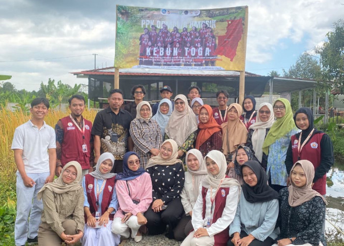 Tingkatkan Kesehatan Warga, Mahasiswa UMP Resmikan Kebun TOGA Anti-Hipertensi di Desa Kebocoran