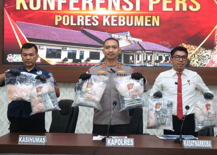 Polres Kebumen Amankan 76 Ribu Obat Keras Ilegal 