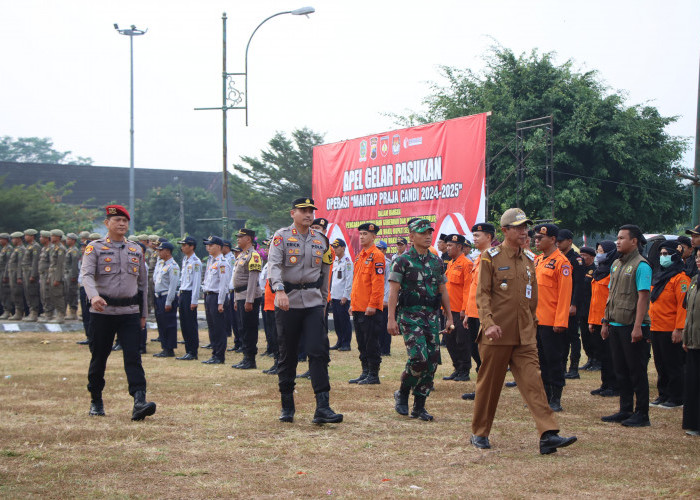 Persiapan Pengamanan Pilkada, Polres Banjarnegara Apel Gelar Pasukan Operasi Mantap Praja Candi 2024