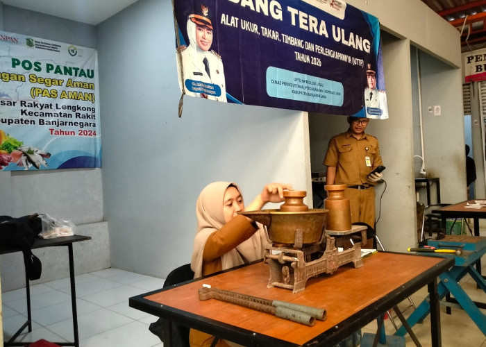 Sembilan Pasar Banjarnegara Jalani Tera Ulang, Timbangan Dipastikan Akurat