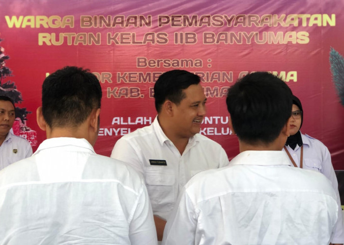 Natal, Dua Narapidana Rutan Banyumas Peroleh Remisi