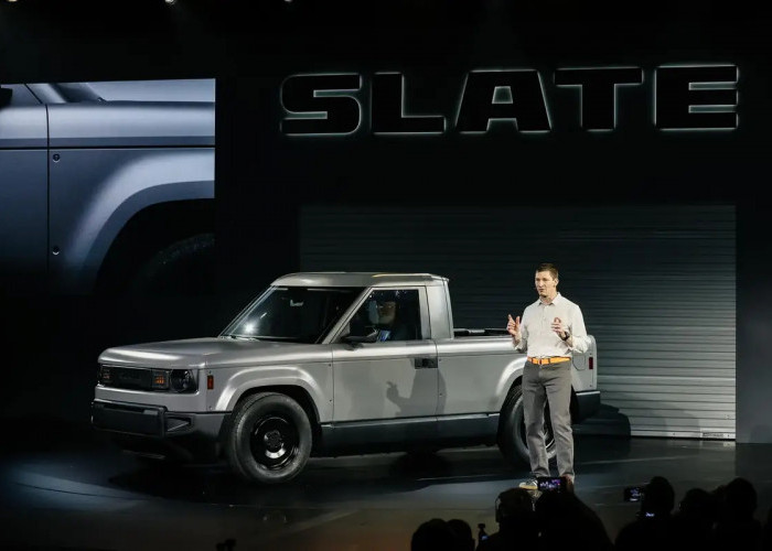 Pikap Listrik Slate Truck Curi Perhatian! Cek Spesifikasi dan Harganya