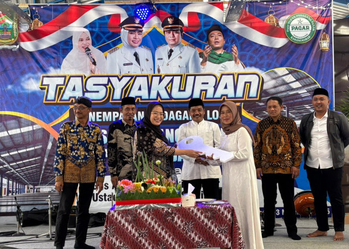 Bupati Amalia Desiana Resmikan Pasar Karangkobar, 691 Kios Sudah Terisi Penuh