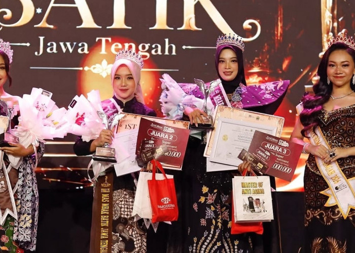 Juara II Mas dan Mbak Batik Jateng, Radhyana Bawa Batik Gumelem ke Panggung Nasional