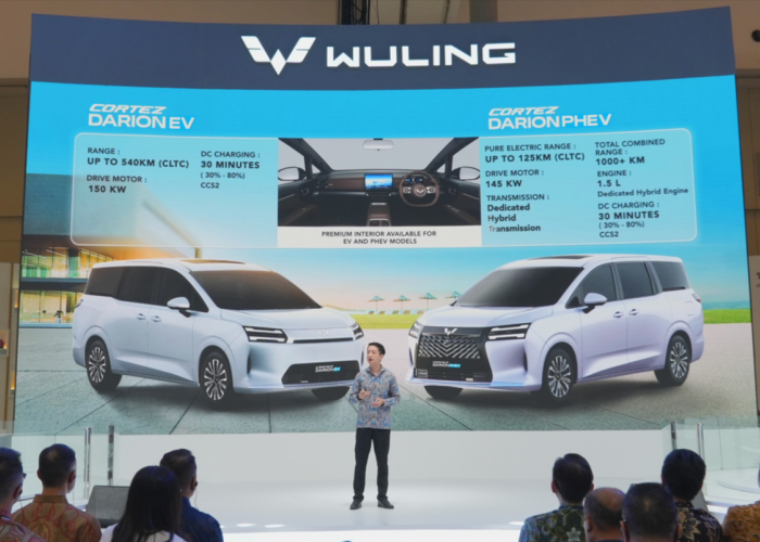 Wuling Luncurkan Cortez Darion Dua Model Sekaligus, Cortez Darion EV dan PHEV, Tampil di GIIAS 2025