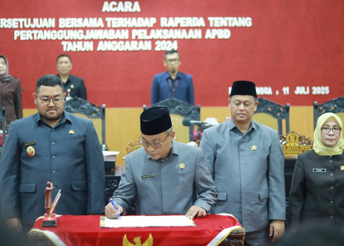 Raperda Pertanggungjawaban Pelaksanaan APBD 2024 Disepakati Bersama, DPRD Beri Catatan