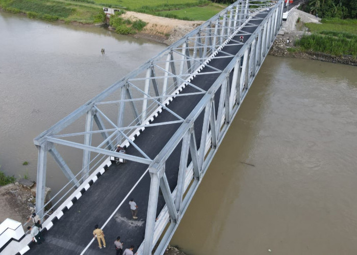 Pembangunan Jembatan Wetonkulon Tuntas