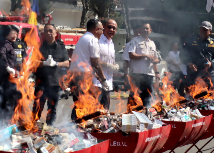 3 Juta Rokok Ilegal Dimusnahkan, Bea Cukai Tindak Peredaran di Banyumas