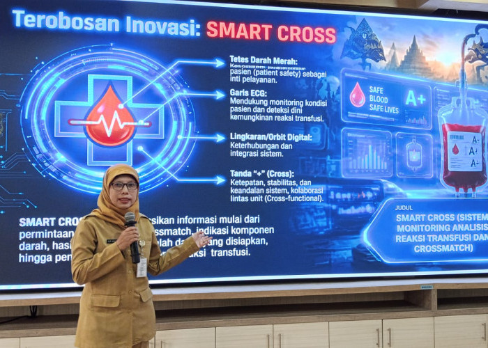 Smart Cross RSMS Purwokerto, Pangkas Proses Manual dan Perkuat Pengawasan Transfusi Darah