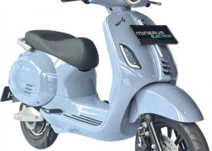 5 Kelebihan Motor Listrik Minerva Electron EXC-5, Desain Bersaing dengan Vespa Sprint