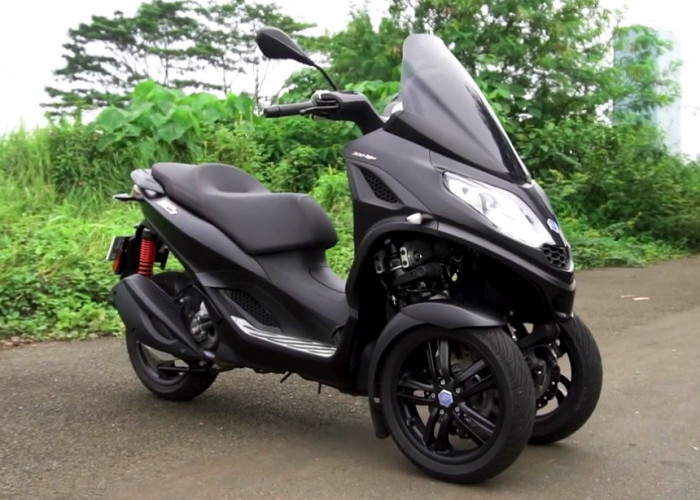 Buat Kaum Sultan! Motor Matic Piaggio MP3 Roda Tiga Dibanderol Fantastis Capai Rp300 Juta