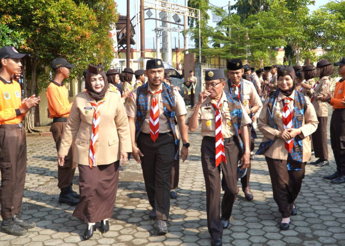 Terima Tim Penilai Kwarcab Tergiat, Wabup Banyumas Minta Untuk Terus Tingkatkan Kualitas Kepramukaan 