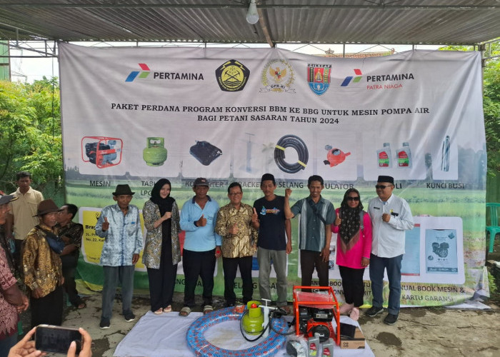 Sugeng Suparwoto Salurkan Bantuan 550 Unit Konverter Kit untuk Petani