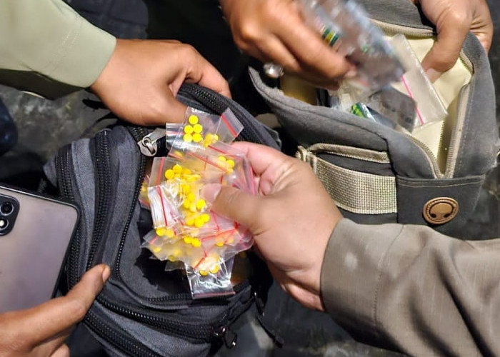 Satpol PP Cilacap Temukan Ribuan Obat Berbahaya saat Patroli di Taman PLUT Cilacap