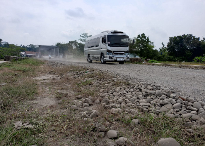 Waktu Mepet, Pembangunan Lanjutan Akses Jalan ke Jembatan Wika Urung Dilaksanakan