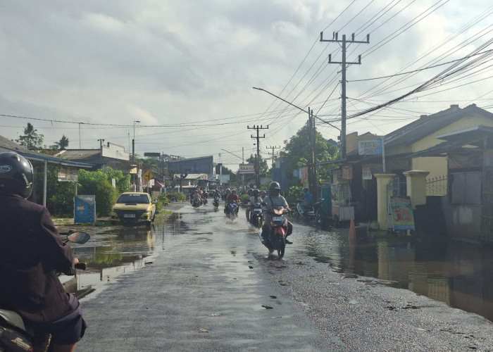Hujan Ekstrem Landa Kota Cilacap Selama 7 Jam, Curah Hujan Capai 343 mm