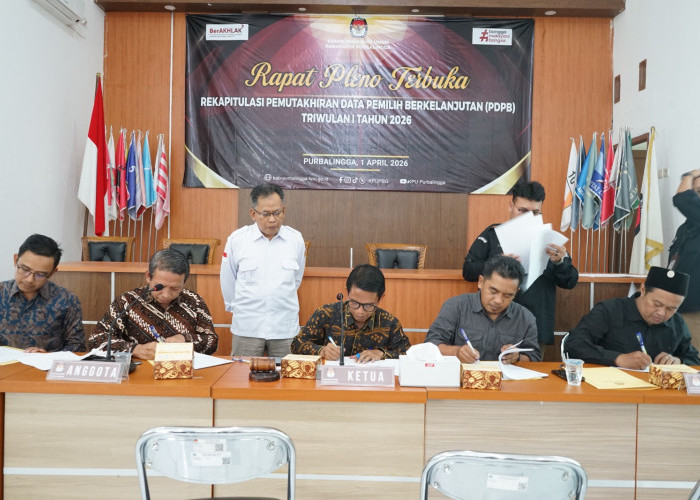 Jumlah Pemilih Purbalingga Naik 2.322 Orang, Kenaikan Hanya 0,003 Persen