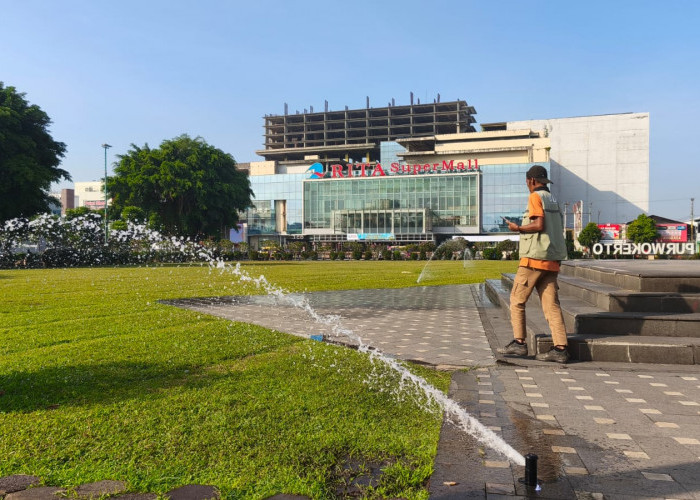 Alun-alun Purwokerto Bakal Dirawat Rutin, DLH Siapkan Pemeliharaan Sebulan Sekali