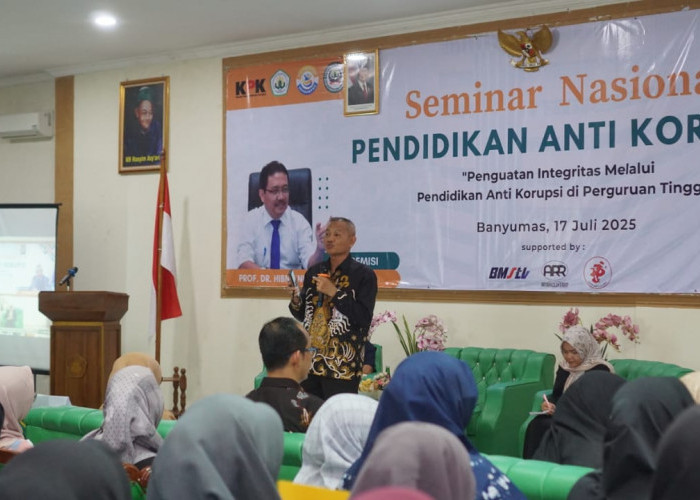 Melalui Seminar Nasional, UNU Purwokerto Berkomitmen Cetak Mahasiswa Antikorupsi