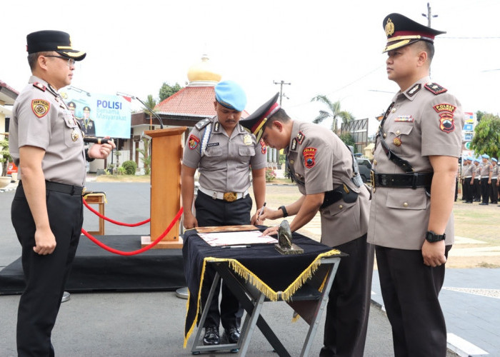 Gantikan Andre Bachtiar, Kompol Dhadhag Anindito Jabat Wakapolres Kebumen