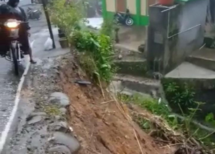 Hujan Deras, Longsor Terjadi di Desa Karangbawang Purbalingga
