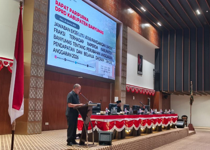 PAD Banyumas Berpotensi Turun Rp59,9 Miliar, Pemkab Proyeksikan Penerimaan 2026 Hanya 93 Persen