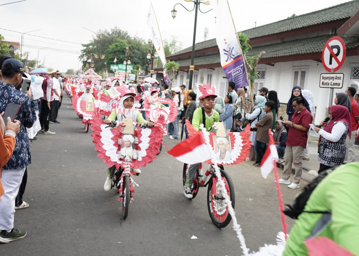 1.664 Peserta Ikuti Karnaval Sepeda Hias, dari Pelajar hingga Komunitas